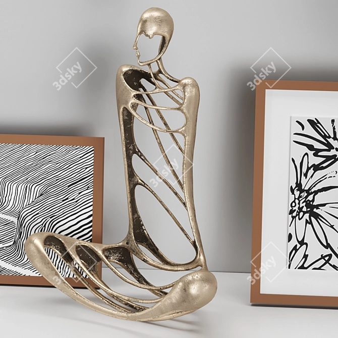 High-Res Decor Set Max OBJ 3D model image 2