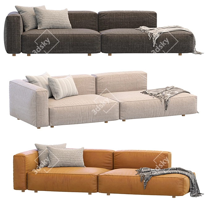 Bolia COSIMA Modular Sofa: Modern Design 3D model image 2