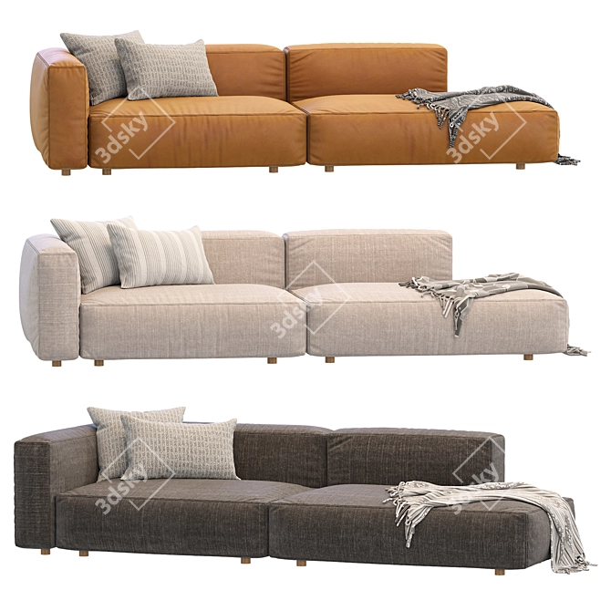 Bolia COSIMA Modular Sofa: Modern Design 3D model image 3