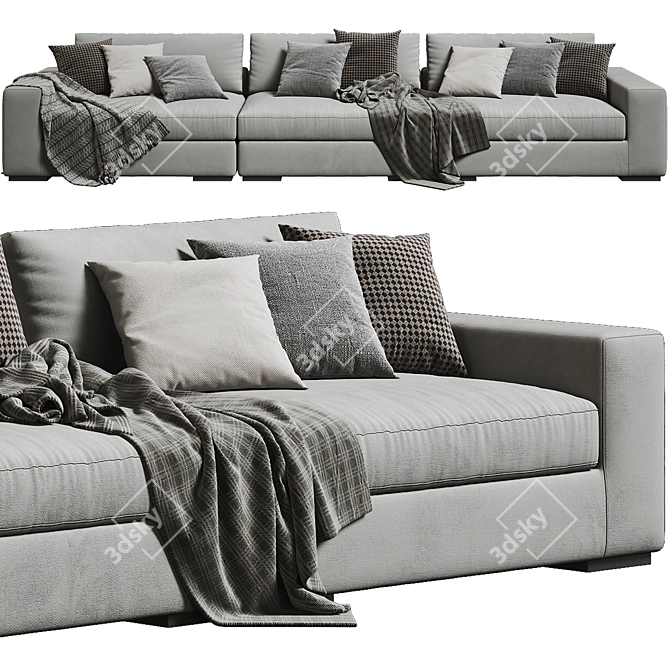 Marac Gordon 3-Seater Sofa Luxury 3D model image 2