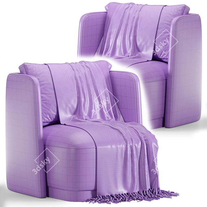 MCQUEEN 2015 Chair in Millimeters 3D model image 7