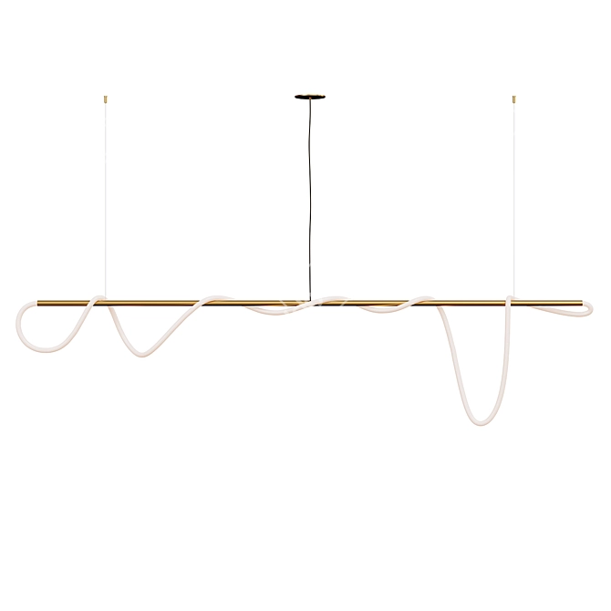 Elegant 8ft Tracer Bar Set 3D model image 5