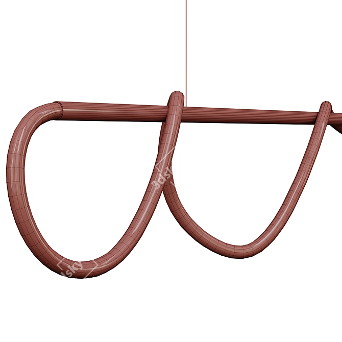 Elegant 8ft Tracer Bar Set 3D model image 6