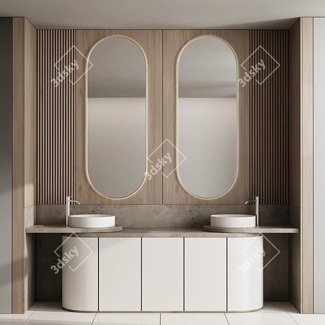 Fauset Bathroom Inbani Set 107 3D model image 1