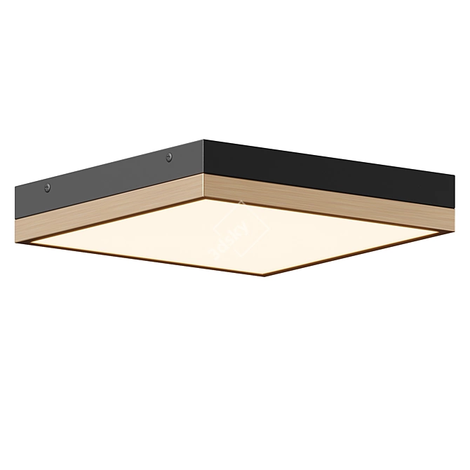 Modern Hidden Mount Rectangle Light 3D model image 2