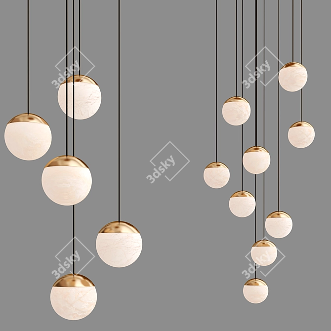 Stylish and Modern Callisto Lighting 3D model image 3