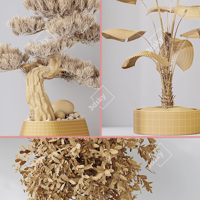 5 Indoor Plant 3D Models 3D model image 7