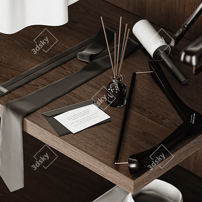 Modern Wardrobe Closet Solution 3D model image 5