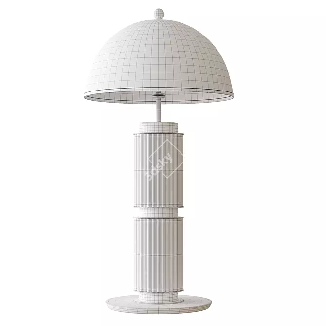 Elegant Eléa Table Lamp 62cm 3D model image 5