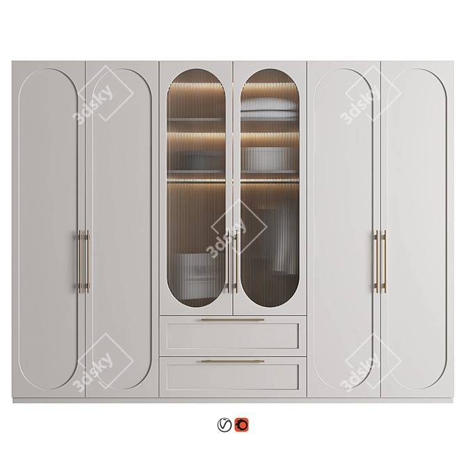 Modern Furniture Set 2013 3D model image 1