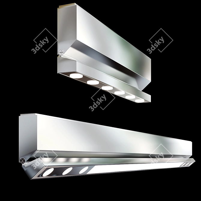 Interlocking Modern Lighting Solution 3D model image 3