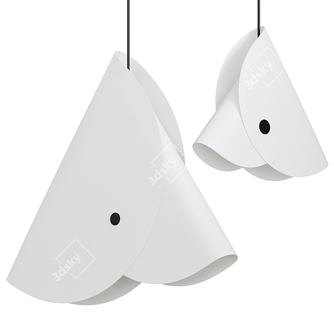 Orukami AM.PM Pendant Lights 3D model image 2