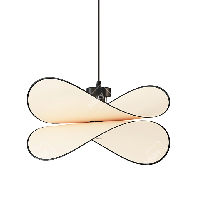 Modern Elegance Pendant Light 3D model image 1