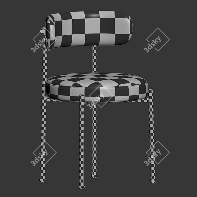 Modern Giotto Chair Design 3D model image 6