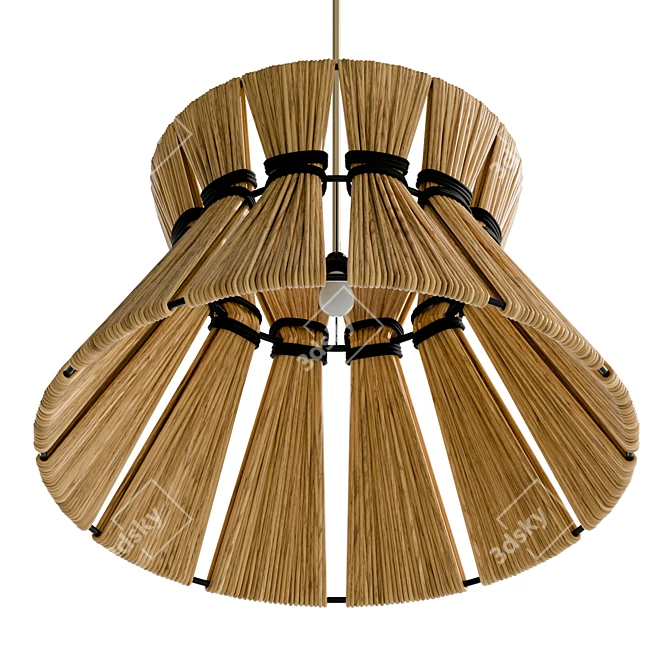 Modern Industrial Pendant Light - 113.8cm 3D model image 5