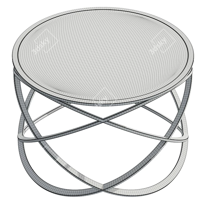 Modern Minimalist Center Table CT009 3D model image 6