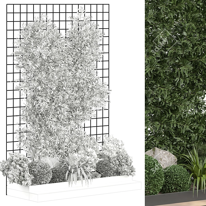 Outdoor Plant 268 3D Model 3D model image 3