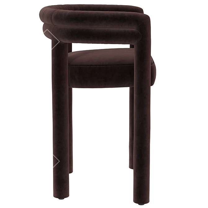 Contemporary Tacova Counter Stool 3D model image 2