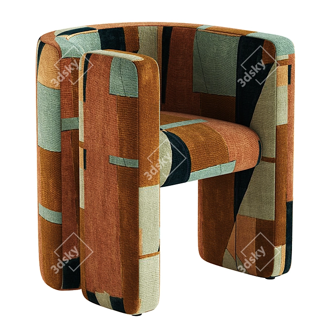 Modern Design Fairfax Chair Home 3D model image 1