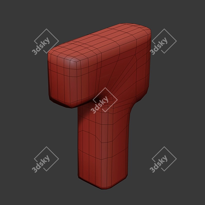 Contemporary Console Table Salome 3D model image 2