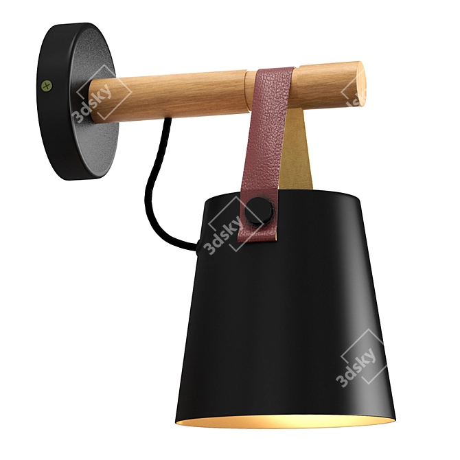 Modern Wall Sconce Light Fixture 3D model image 7