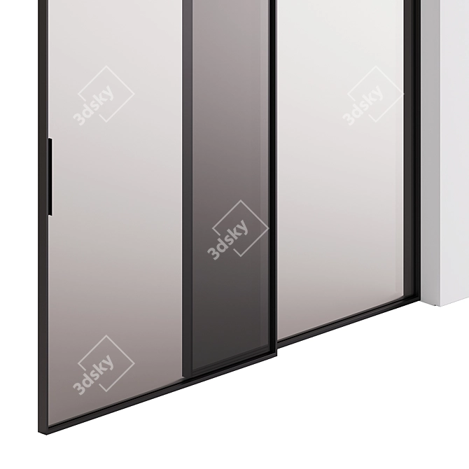 Stylish PIU Sliding Doors for Modern Interiors 3D model image 3