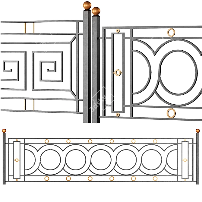 BorderGuard Fence 2.0 3D model image 1