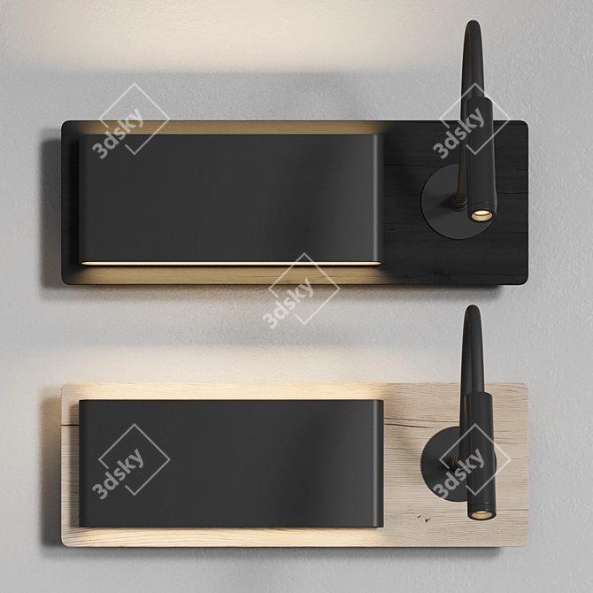 Scandinavian Design Wall Lamp 3D model image 6