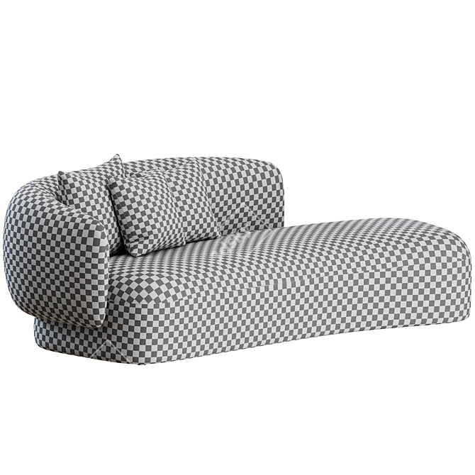  Modern Noah Chaise Longue Daybed 3D model image 6