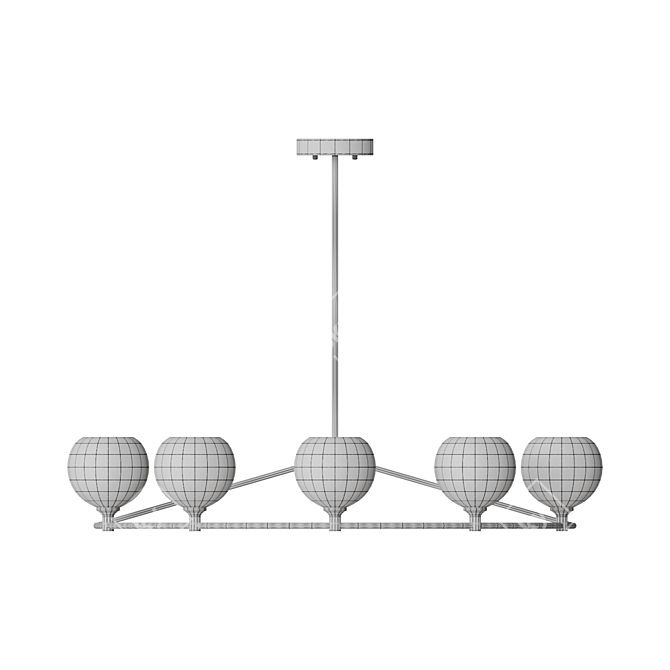 Modern Design Coachella Round Chandelier 3D model image 5