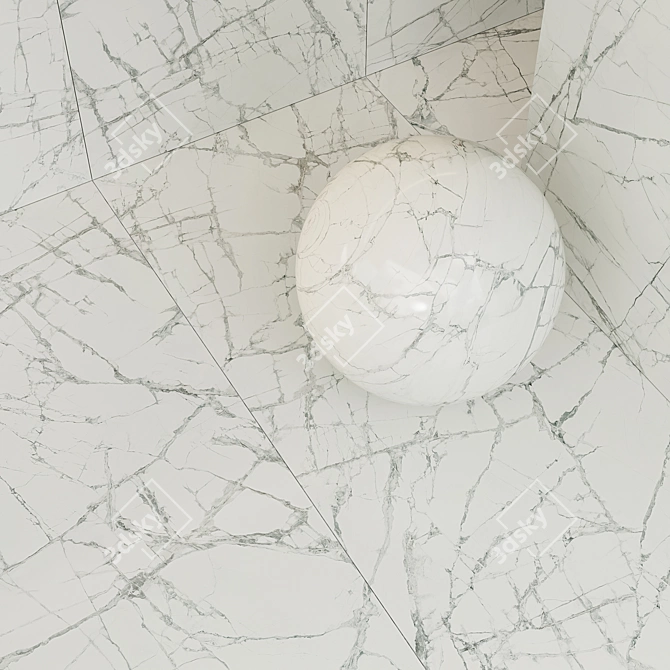 Italon Charme Deluxe White Tiles 3D model image 2