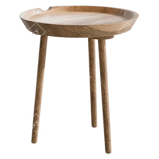 Elsa Side Table, Real-size Design 3D model image 1