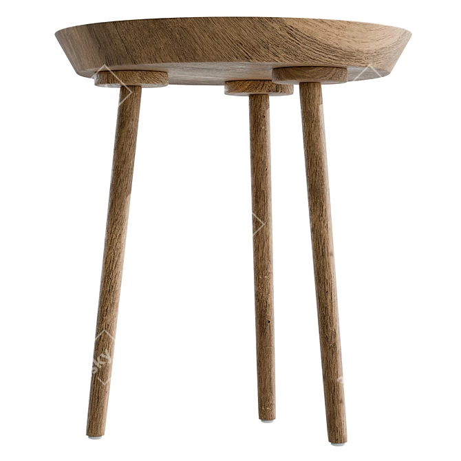 Elsa Side Table, Real-size Design 3D model image 4