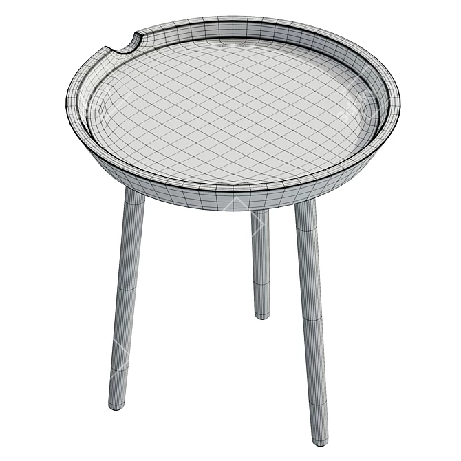Elsa Side Table, Real-size Design 3D model image 6
