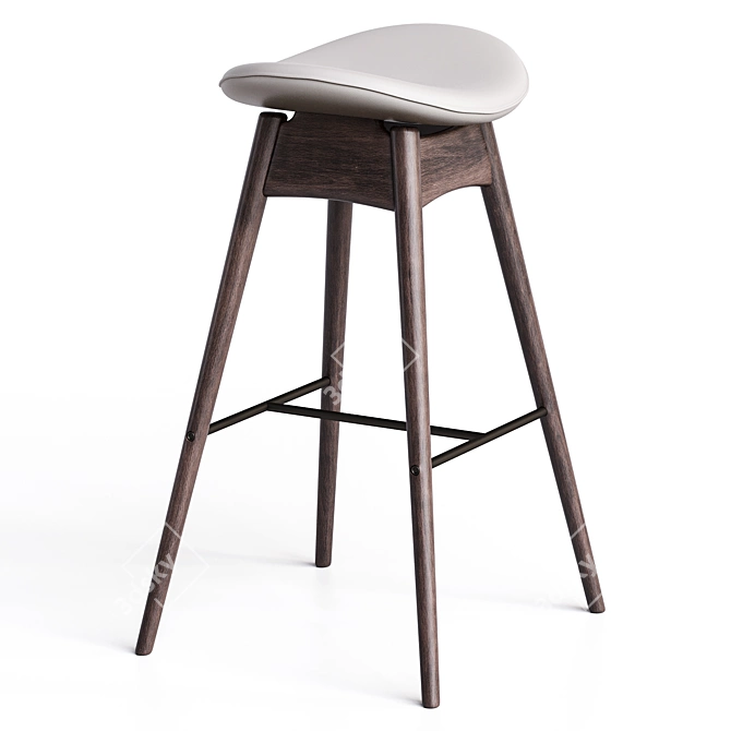 Bar Stool Montana Light Maple 3D model image 2