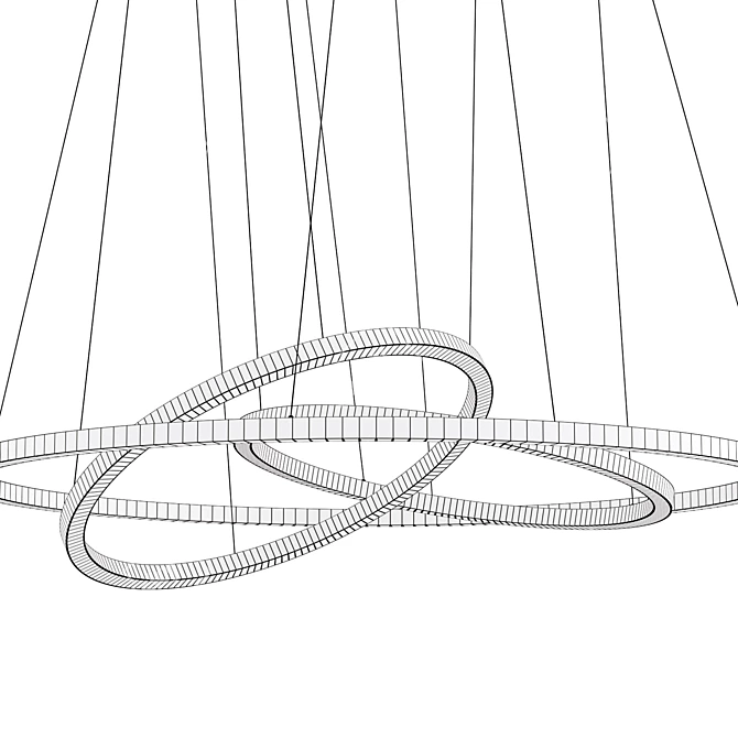 Zaplux Pendant Light Black 3D model image 3