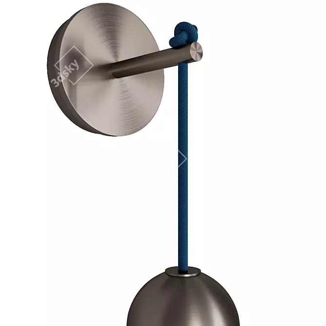 Elegant Lily Sconce Light 3D model image 3
