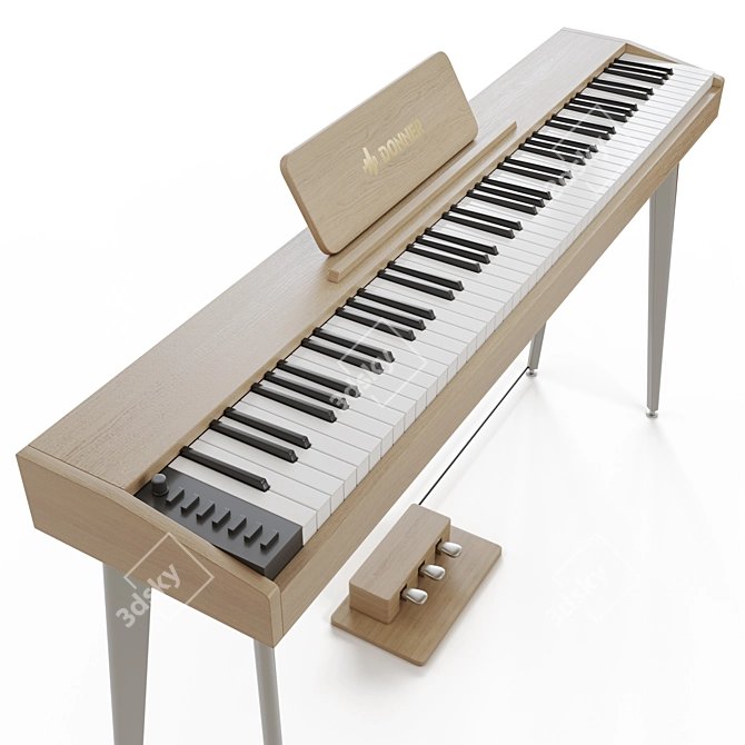 Donner DDP-60 Digital Piano 3D model image 4