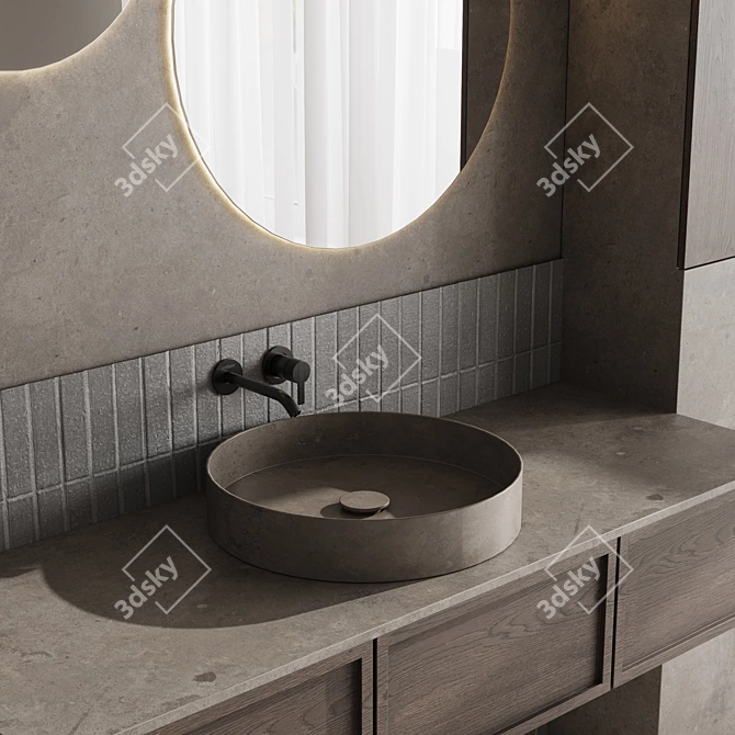 Fauset Inbani Set 109: Bathroom Elegance 3D model image 4