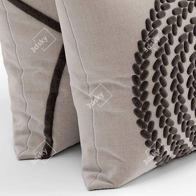 Luxury Decorative Cushion 22 3D model image 4