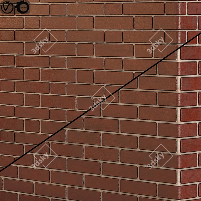 PBR Brick Materials Pack Vol12 3D model image 2