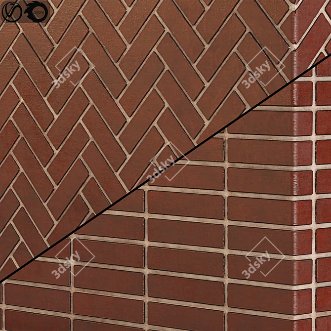 PBR Brick Materials Pack Vol12 3D model image 3