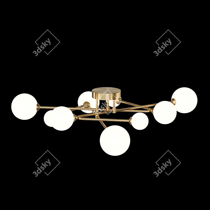 Corner Design Circus Chandelier 3D model image 2