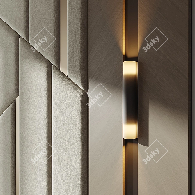 Customized Decor Panel | 3DS Max | FBX 3D model image 3