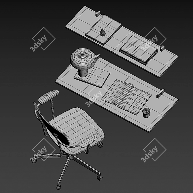 Kinfolk Decor Set: Lifestyle Essentials 3D model image 10