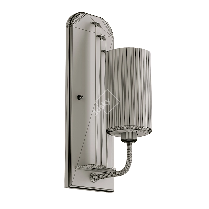 Kichler QN-KIMROSE1-BNB Wall Sconce 3D model image 2