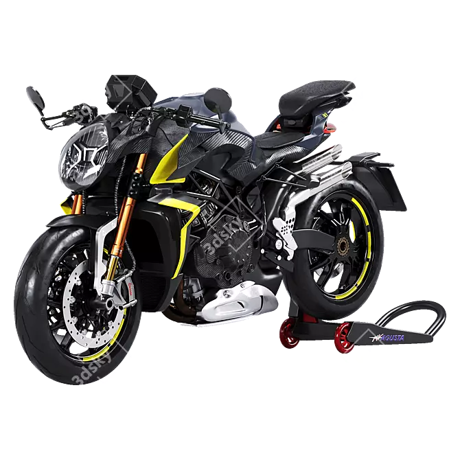 2021 MV Agusta Brutale 1000 RR 3D Model 3D model image 4