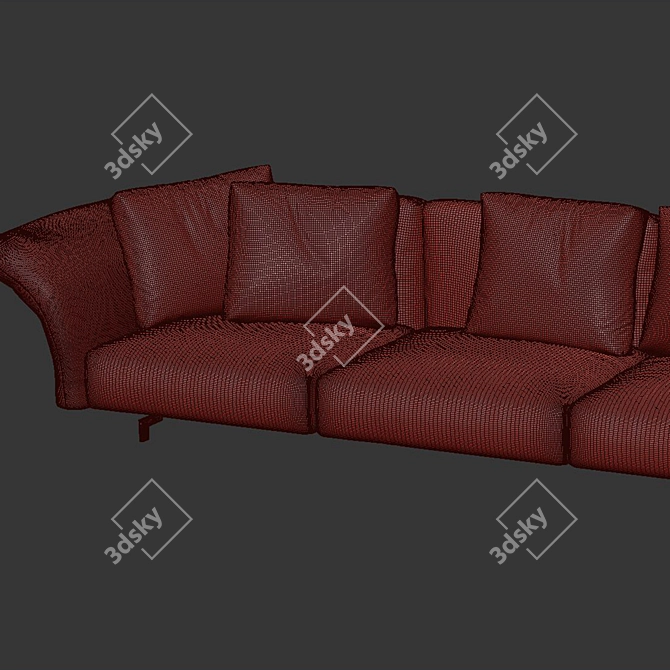 Modern Dambo Sofa by B&B Italia 3D model image 4