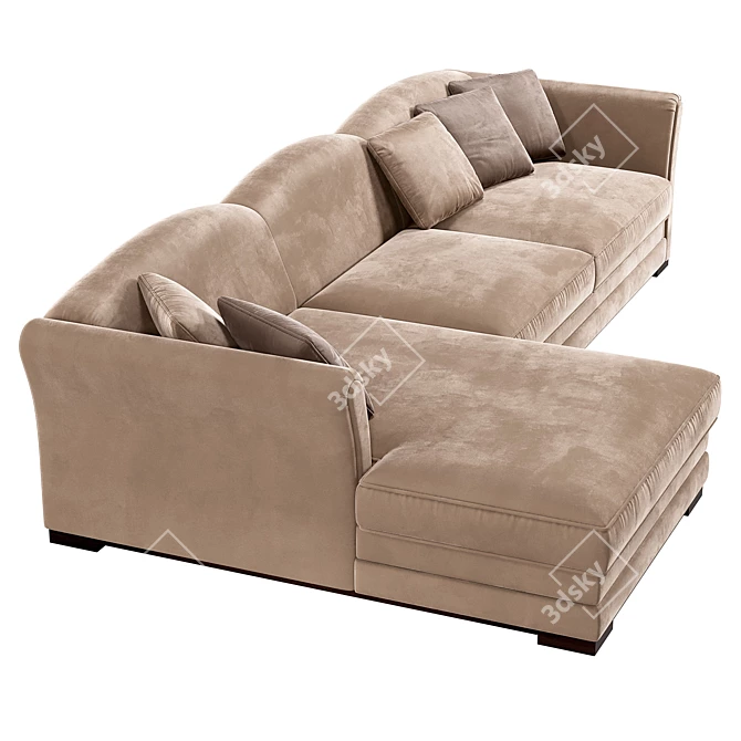 Convertible Sofa Bed Tresor 3D model image 2