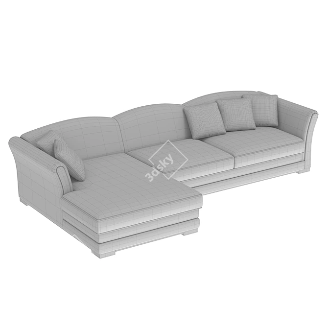 Convertible Sofa Bed Tresor 3D model image 4